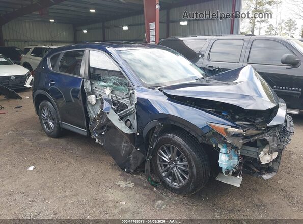 JM3KFBCMXL0866849 2020 MAZDA CX-5 Синий Передняя правая четверть