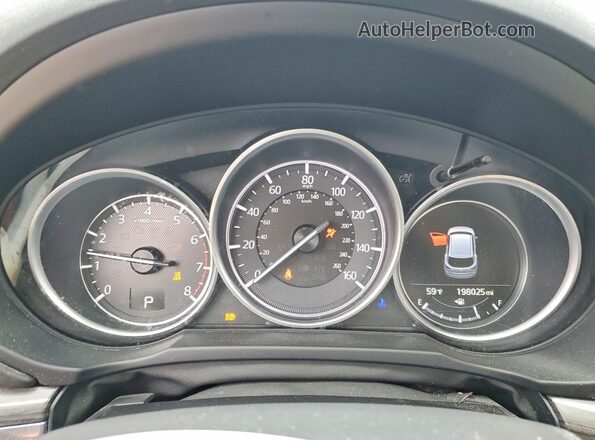 JM3KFBDM8J0439861 2018 MAZDA CX-5 White Widok zestawu wskaźników