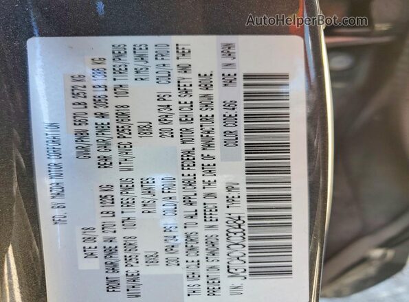 JM3TCACY0K0304841 2019 MAZDA CX-9 Black Widok komory silnika