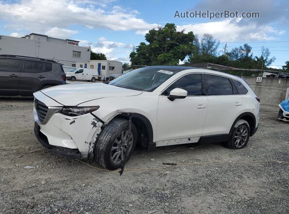 JM3TCACY1K0335564 2019 MAZDA CX-9 White Vista tres cuartos delantera izquierda
