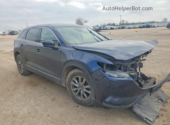 JM3TCACY2K0302914 2019 MAZDA CX-9 Синий Передняя правая четверть