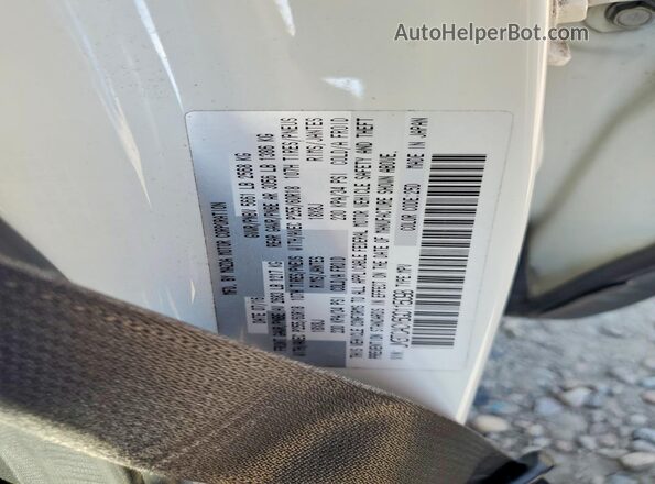 JM3TCACY6G0115098 2016 MAZDA CX-9 White VIN კოდის სტიკერის ხედი