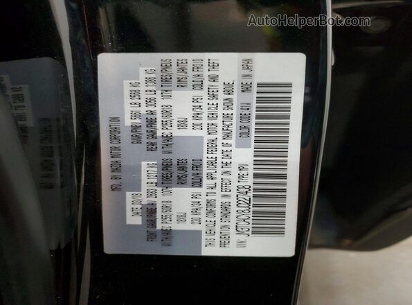 JM3TCACY8J0227408 2018 MAZDA CX-9 Black Вид наклейки з VIN-кодом