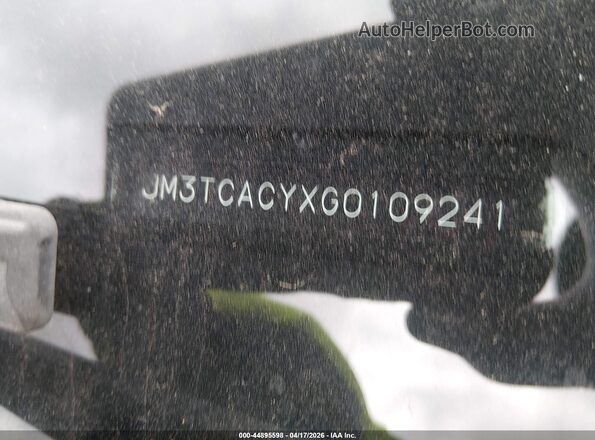JM3TCACYXG0109241 2016 MAZDA CX-9 Black Вид підкапотного простору