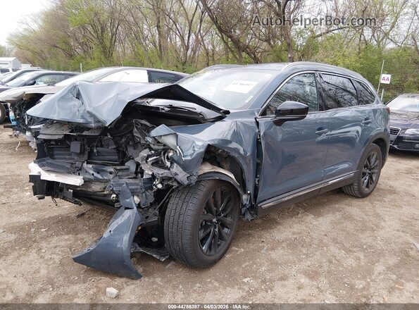 JM3TCADY2M0507876 2021 MAZDA CX-9 Синий Передняя левая четверть