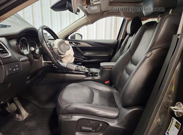 JM3TCBAY4N0607862 2022 MAZDA CX-9 Gray Widok wnętrza z przodu