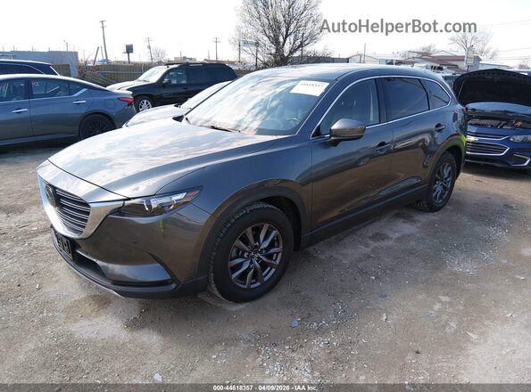 JM3TCBCY1M0510291 2021 MAZDA CX-9 Gray წინა მარცხენა ხედი სამი მეოთხედიდან