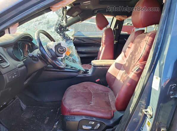JM3TCBDY9P0640791 2023 MAZDA CX-9 Blue Սալոնի դիմացի տեսք