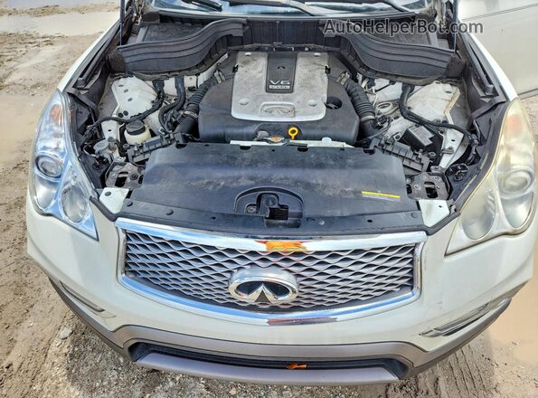 JN1BJ0RP7HM381908 2017 INFINITI QX50 White Widok komory silnika