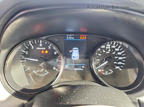 JN1BJ1CW7LW376775 2020 NISSAN QASHQAI Blue Vista del cuadro de instrumentos