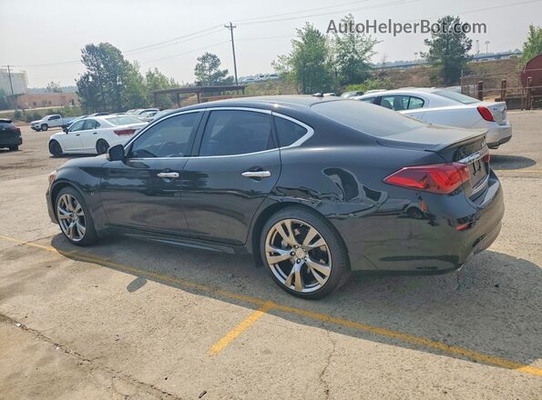 JN1BY1AP9KM505021 2019 INFINITI Q70 Черный Задняя левая четверть