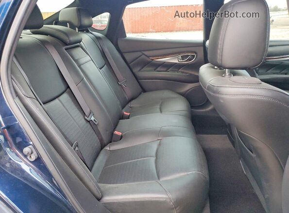 JN1BY1AR1KM585206 2019 INFINITI Q70 Синий Вид задних сидений