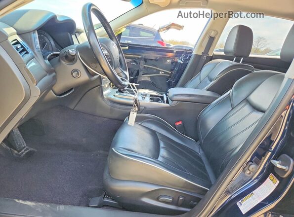 JN1BY1PR5KM725328 2019 INFINITI Q70L Blue Front interior view