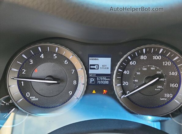 JN1BY1PR5KM725328 2019 INFINITI Q70L Blue Instrument cluster view