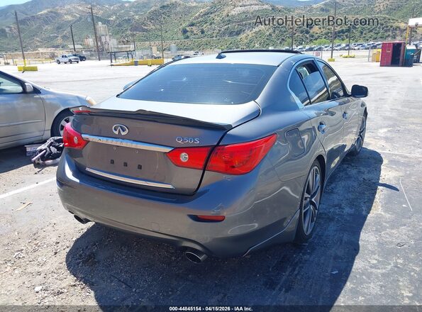JN1CV7AP6HM640403 2017 INFINITI Q50 Серебряный Задняя правая четверть