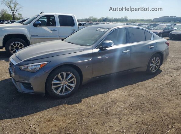 JN1CV7AP6JM240878 2018 INFINITI Q50 Gray Przód lewy