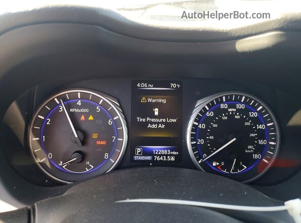 JN1CV7EKXJM200074 2018 INFINITI Q60 Угольный Вид щитка приборов