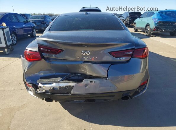 JN1CV7EKXJM200074 2018 INFINITI Q60 Угольный Вид сзади