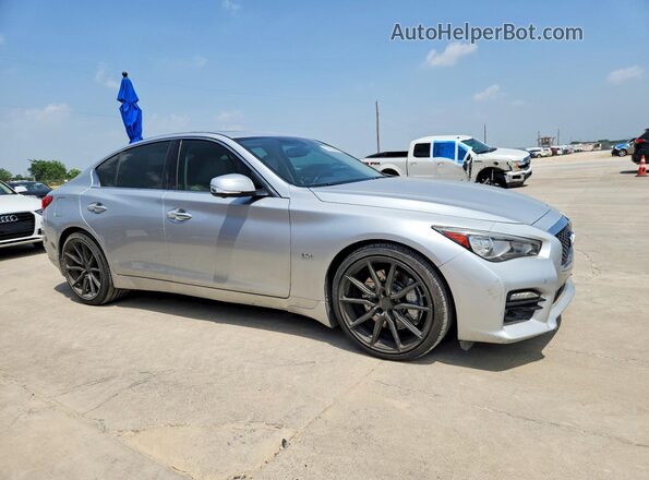 JN1EV7AP0HM735919 2017 INFINITI Q50 Silver Передня права чверть