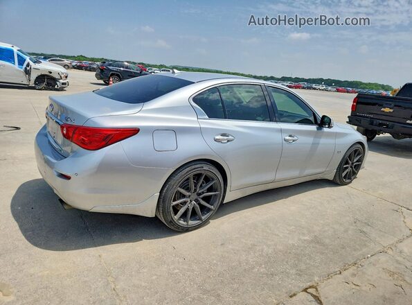 JN1EV7AP0HM735919 2017 INFINITI Q50 Silver Задня права чверть