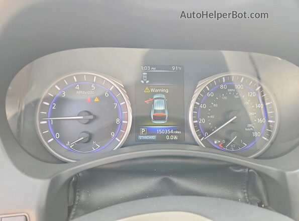 JN1EV7AP0HM735919 2017 INFINITI Q50 Silver Вид щитка приладів