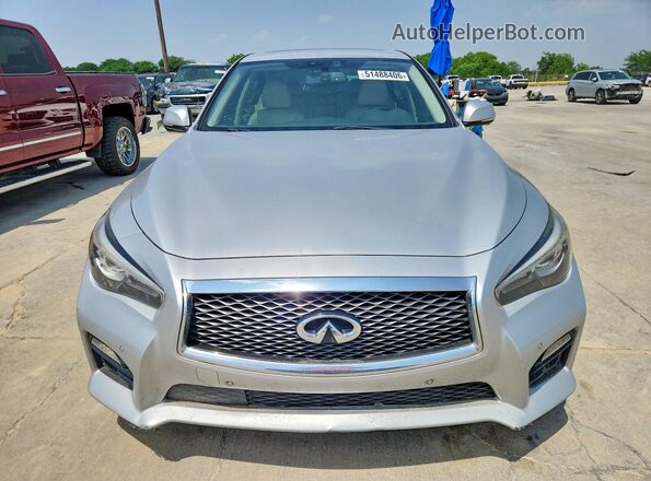 JN1EV7AP0HM735919 2017 INFINITI Q50 Silver Вид спереду