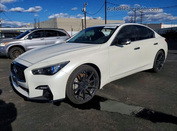 JN1EV7AP3JM357004 2018 INFINITI Q50 White Передня ліва чверть