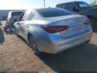 2018 Infiniti Q50 3.0t Luxe Серебряный vin: JN1EV7AP6JM350970