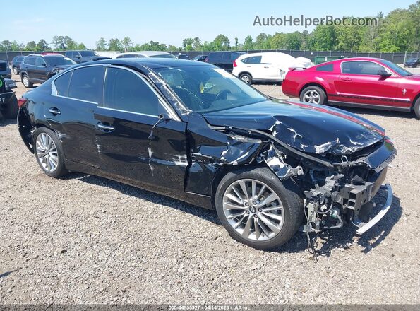 JN1EV7AP6JM359846 2018 INFINITI Q50 Black Передня права чверть