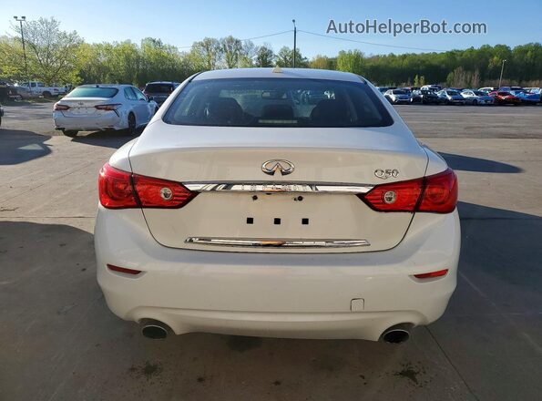 JN1EV7AP7HM737621 2017 INFINITI Q50 Белый Вид сзади