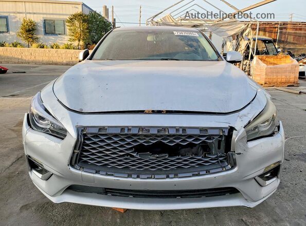 JN1EV7AP8KM511790 2019 INFINITI Q50 Silver Դիմացի տեսք