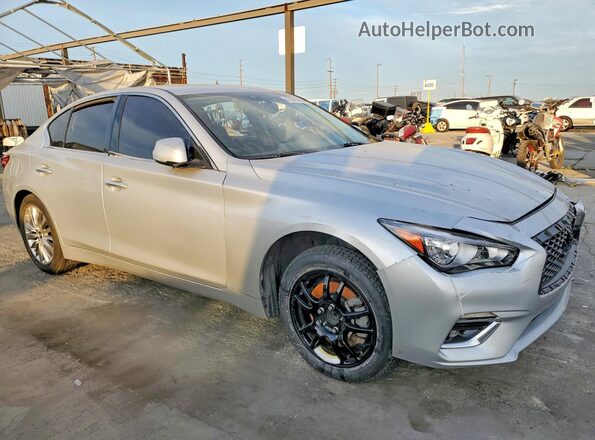 JN1EV7AP8KM511790 2019 INFINITI Q50 Silver Առջևի աջ