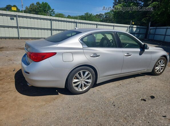 JN1EV7APXHM736124 2017 INFINITI Q50 Серебряный Задняя правая четверть