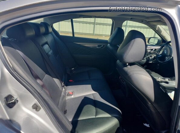JN1EV7APXHM736124 2017 INFINITI Q50 Серебряный Вид задних сидений