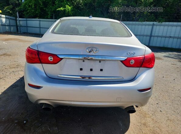 JN1EV7APXHM736124 2017 INFINITI Q50 Серебряный Вид сзади