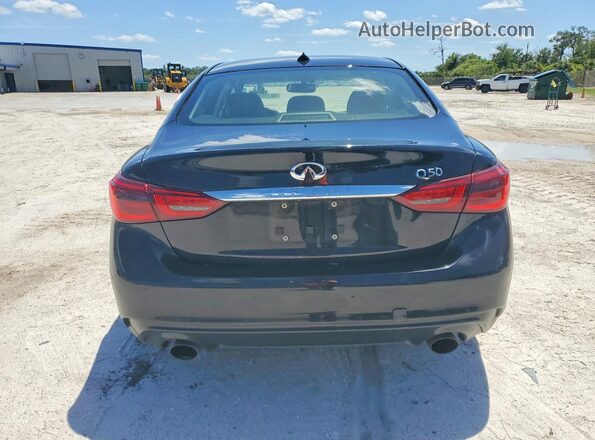 JN1EV7APXLM207250 2020 INFINITI Q50 Черный Вид сзади