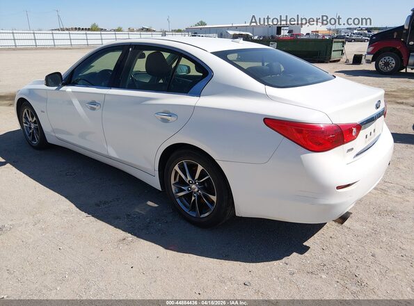 JN1EV7AR8HM837342 2017 INFINITI Q50 Белый Задняя левая четверть