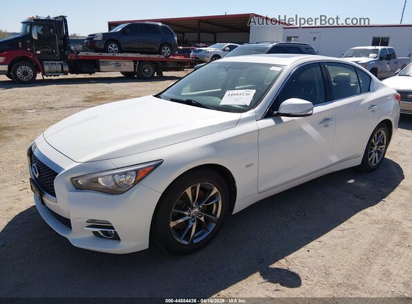JN1EV7AR8HM837342 2017 INFINITI Q50 Белый Передняя левая четверть