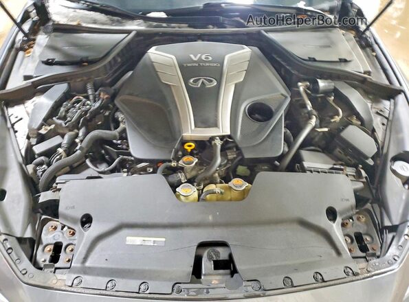 JN1EV7AR9JM439255 2018 INFINITI Q50 Серый Вид задней части салона