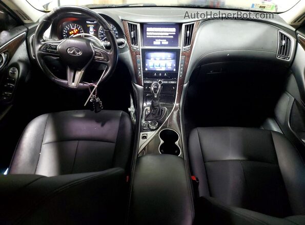JN1EV7AR9JM439255 2018 INFINITI Q50 Серый Вид панели приборов