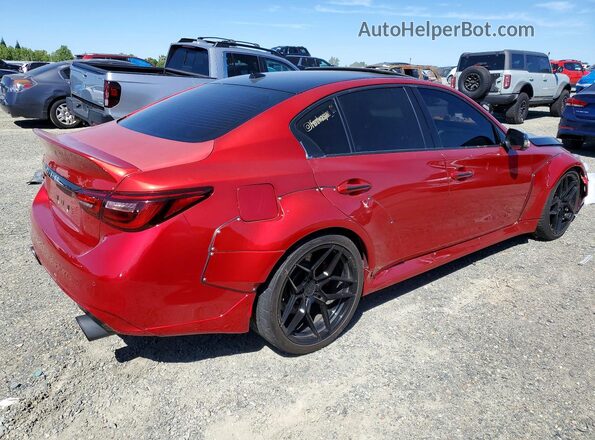 JN1FV7AP0KM760816 2019 INFINITI Q50 Бордовый Задняя правая четверть