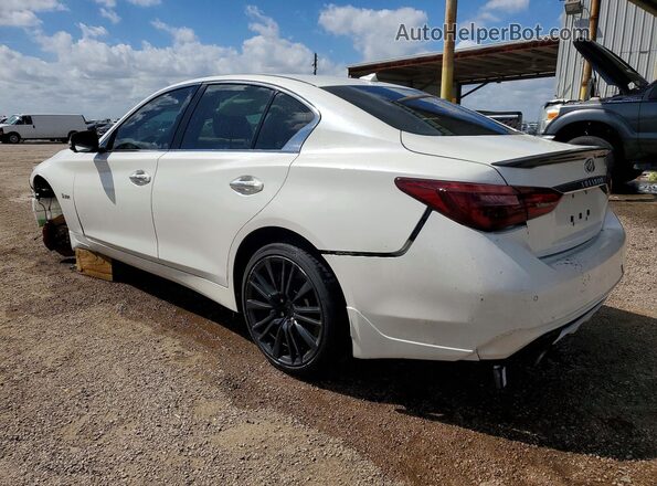 JN1FV7AP2KM760137 2019 INFINITI Q50 Белый Задняя левая четверть