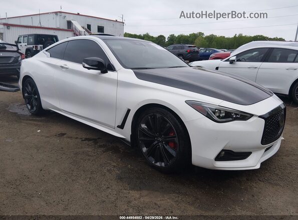 JN1FV7LL7MM560285 2021 INFINITI Q60 Белый Передняя правая четверть