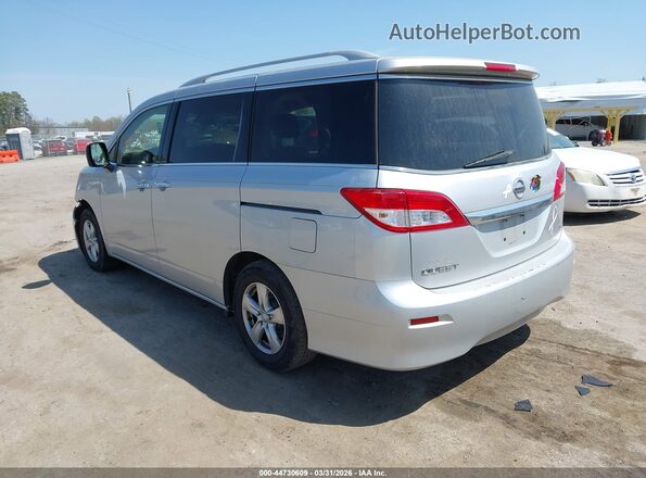 JN8AE2KP4H9170109 2017 NISSAN QUEST Серебряный Задняя левая четверть