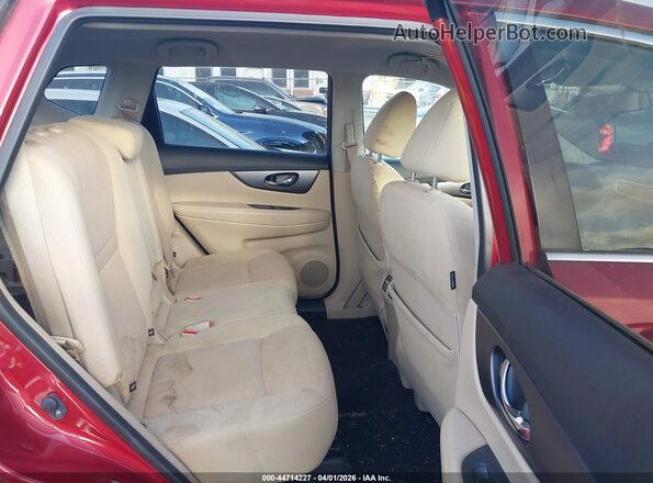 JN8AT2MT7GW007499 2016 NISSAN ROGUE Burgundy Widok naklejki z numerem VIN