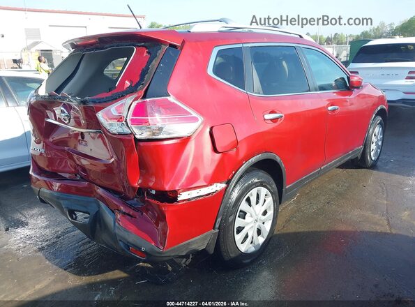 JN8AT2MT7GW007499 2016 NISSAN ROGUE Burgundy Tył prawy