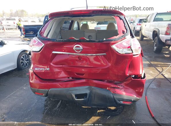 JN8AT2MT7GW007499 2016 NISSAN ROGUE Burgundy Widok z przodu