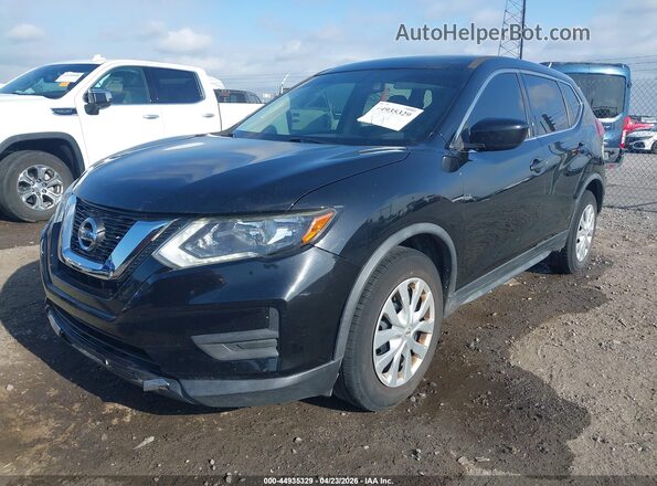 JN8AT2MT7HW386506 2017 NISSAN ROGUE Black Передня ліва чверть