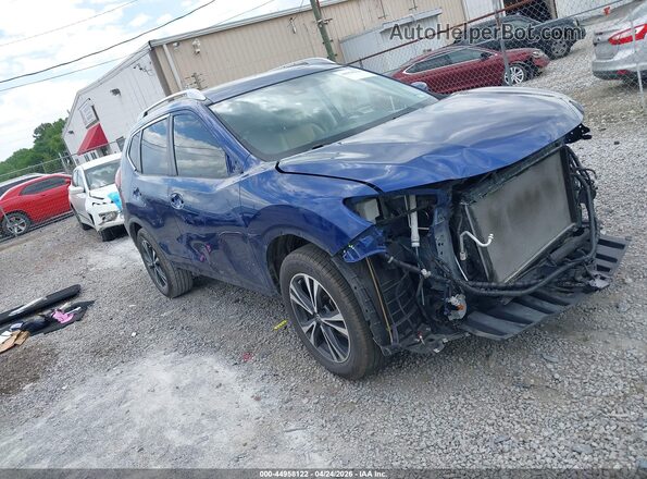 JN8AT2MT8LW013645 2020 NISSAN ROGUE Синий Передняя правая четверть