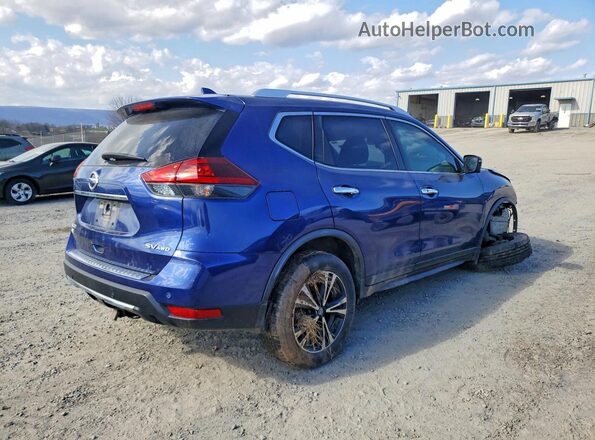 JN8AT2MV3KW401611 2019 NISSAN ROGUE Синий Задняя правая четверть